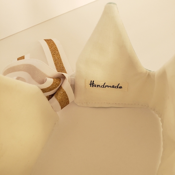 NEW Handmade Gold Fabric Kids Birthday  Crown - Picture 10 of 10